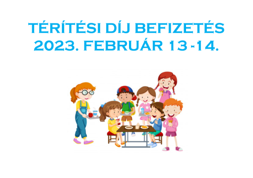 2023. január havi étkezési térítési díj befizetés
