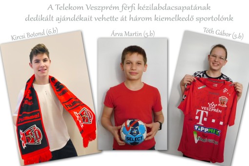 Ajándék mez és sál utánpótlás kézilabdázóinknak