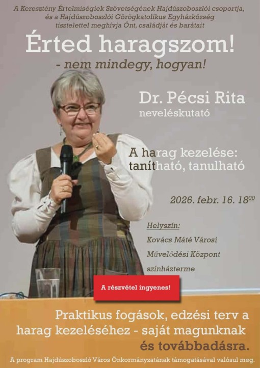 Érted haragszom - nem mindegy, hogyan!