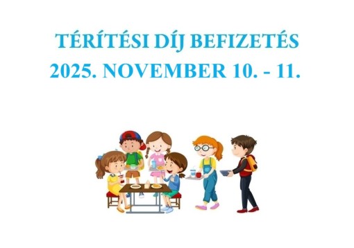 Étkezési díj fizetés 2025.11.10.-11.