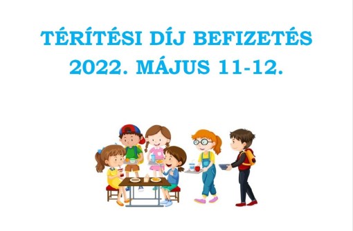 Étkezési térítési díj befizetés