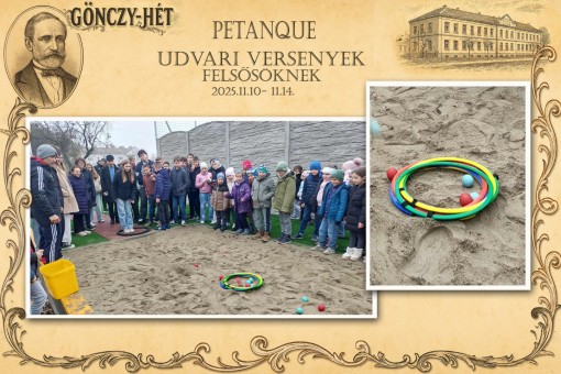 Gönczy-Hét Petanque - Udvari versenyek felsősöknek
