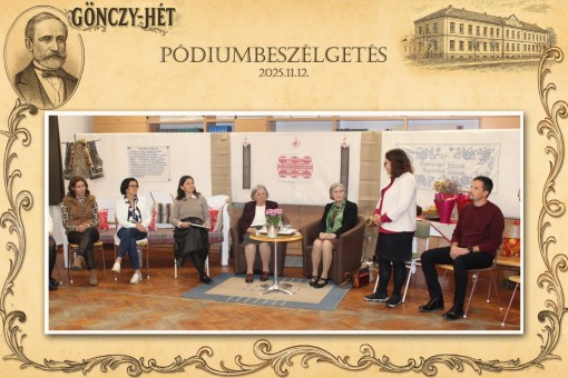 Gönczy-Hét Pódiumbeszélgetés