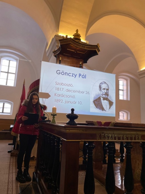 Gönczy Pálra emlékeztünk a hétkezdő áhítaton