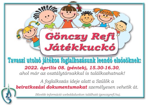 Gönczy Refi Játékkuckó utolsó foglalkozás