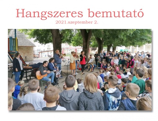Hangszeres bemutató 2021.