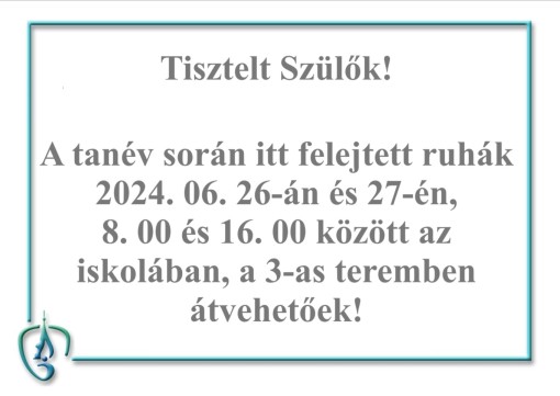 Itt felejtett ruhaneműk