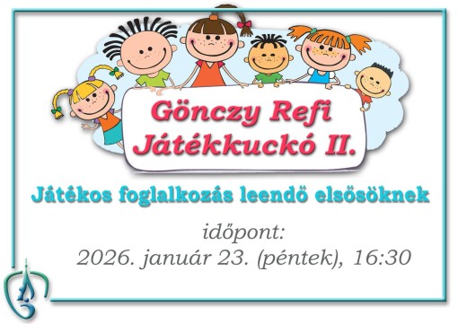 Játékkuckó foglalkozás leendő elsősöknek