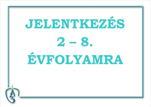 Jelentkezés 2-8. évfolyamra