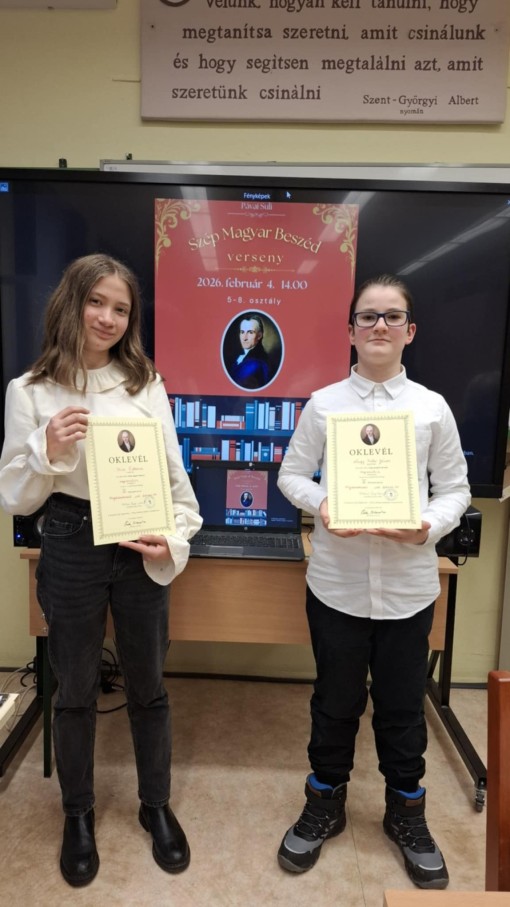 Kistérségi Szép Magyar Beszéd verseny 2026