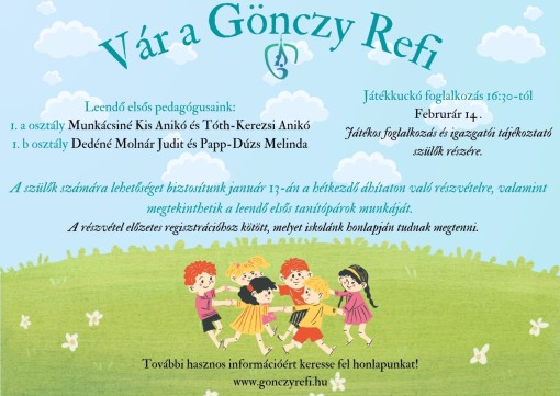 Nyílt tanítási óra - leendő elsős szülőknek