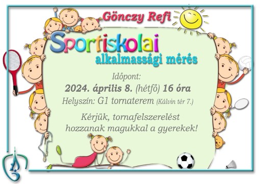 Sportiskolai alkalmassági