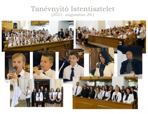 Tanévnyitó Istentisztelet 2021.