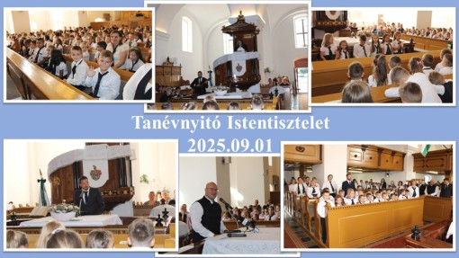 Tanévnyitó Istentisztelet 2025