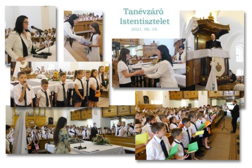 Tanévzáró Istentisztelet 2021.