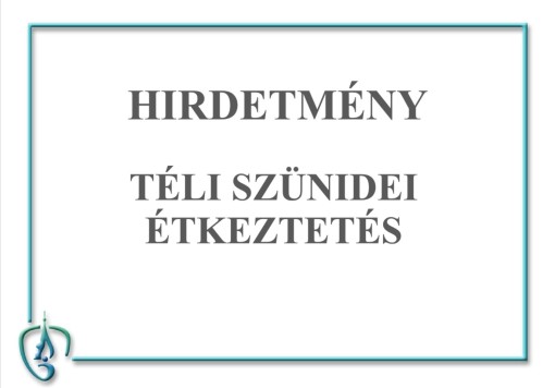 Téli szünidei étkeztetés