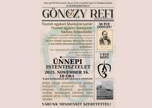 Vasárnapi Ünnepi Istentisztelet